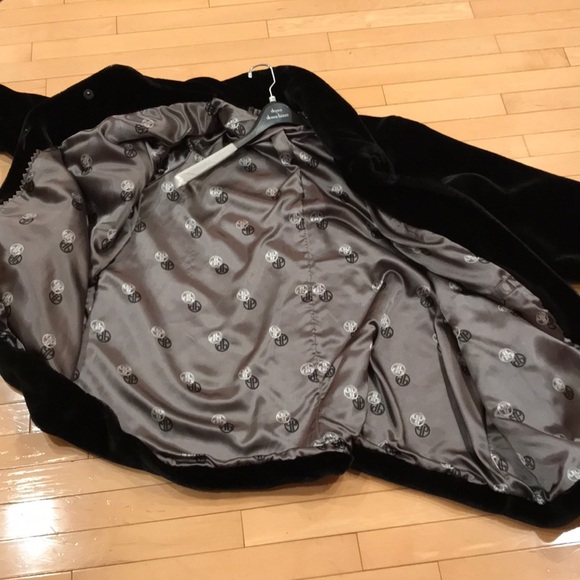 NWOT Women’s Dennis Basso faux fur coat - black - 3X - Picture 7 of 11